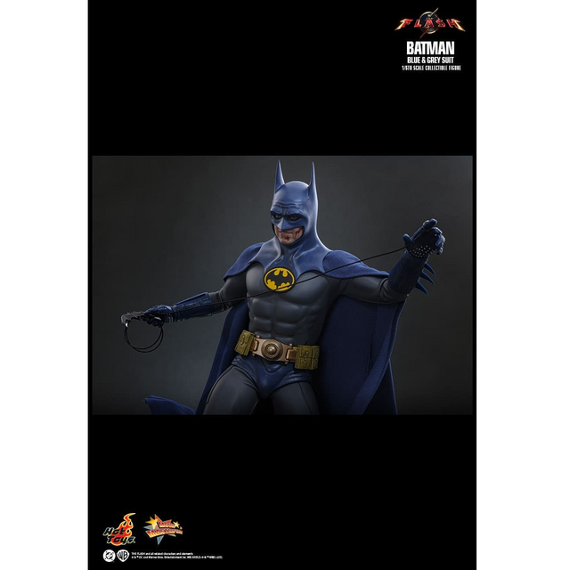 The Flash Movie Masterpiece Batman (Blue & Grey Suit) Limited Edition Hot Toys Exclusive 30cm