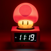 Super Mario Super Mushroom Icon Alarm Clock 16cm