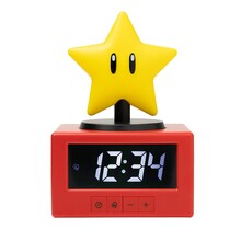 Super Mario Super Star Alarm Clock 15cm