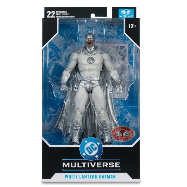 DC Multiverse White Lantern Batman (Brightest Day) (Red Platinum Edition) Action Figure 18cm