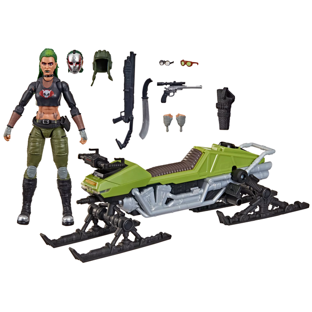G.I. Joe Classified Series #194, Zanya and Dreadnok Chameleon (Swamp Skier) Vehicle