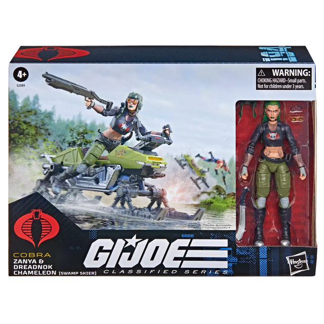 G.I. Joe Classified Series #194, Zanya and Dreadnok Chameleon (Swamp Skier) Vehicle