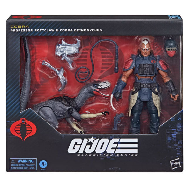 G.I. Joe Classified Series #196 Professor Rottclaw & Cobra Deinonychus