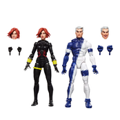 Marvel Legends Series Avengers Black Widow and Quicksilver Action Figures 15cm