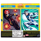 Marvel Legends Series Avengers Black Widow and Quicksilver Action Figures 15cm