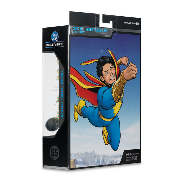 Collector Edition #55 Shazam! Freddy Freeman Platinum Action Figure 18cm