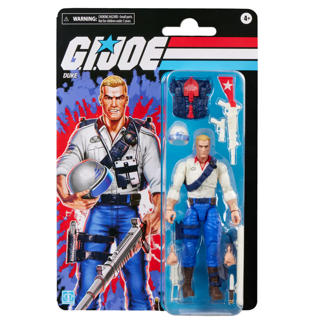 G.I. Joe Classified Series Retro Cardback USA Duke Action Figure 15cm