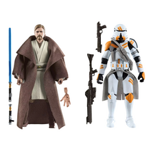 Star Wars Vintage Obi-Wan Kenobi (Utapau) & Airborne Clone Trooper (212th Battalion) 10cm