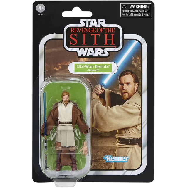 Star Wars Vintage Obi-Wan Kenobi (Utapau) & Airborne Clone Trooper (212th Battalion) 10cm