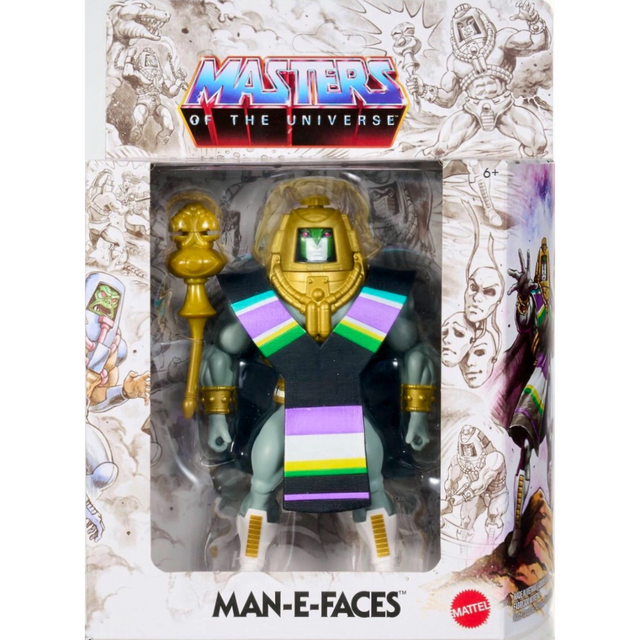 Masters of the Universe Origins Sketchbook Series Man-E-Faces Action Figure 14cm