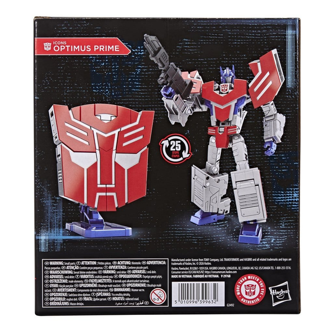 Transformers Icons Voyager Class Optimus Prime Action Figure 17cm