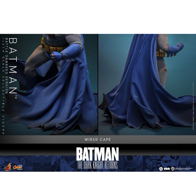Batman: The Dark Knight Returns Comic Masterpiece Batman (Battle Damaged Version) 32cm