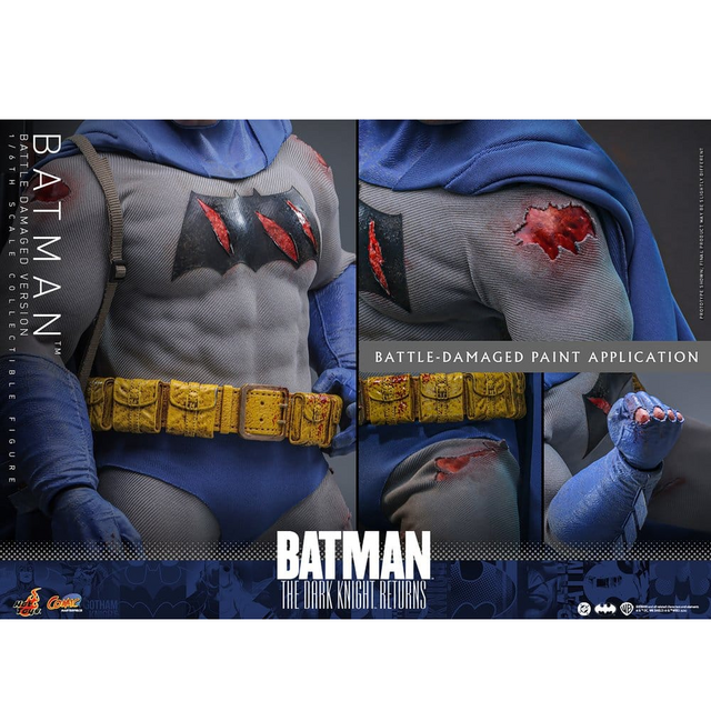 Batman: The Dark Knight Returns Comic Masterpiece Batman (Battle Damaged Version) 32cm