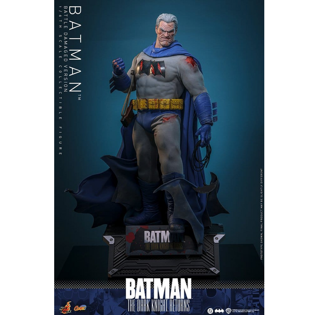 Batman: The Dark Knight Returns Comic Masterpiece Batman (Battle Damaged Version) 32cm