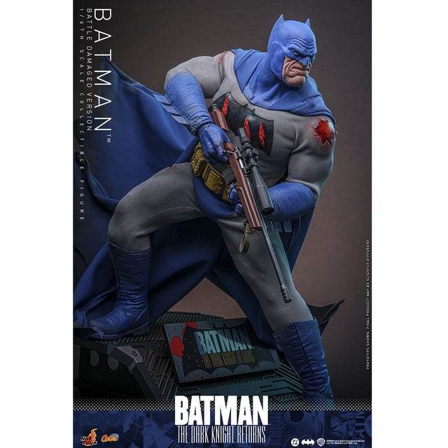 Batman: The Dark Knight Returns Comic Masterpiece Batman (Battle Damaged Version) 32cm