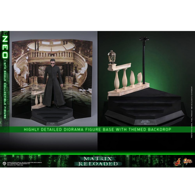 The Matrix Reloaded Movie Masterpiece Neo Action Figure 31cm