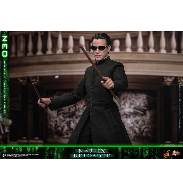 The Matrix Reloaded Movie Masterpiece Neo Action Figure 31cm
