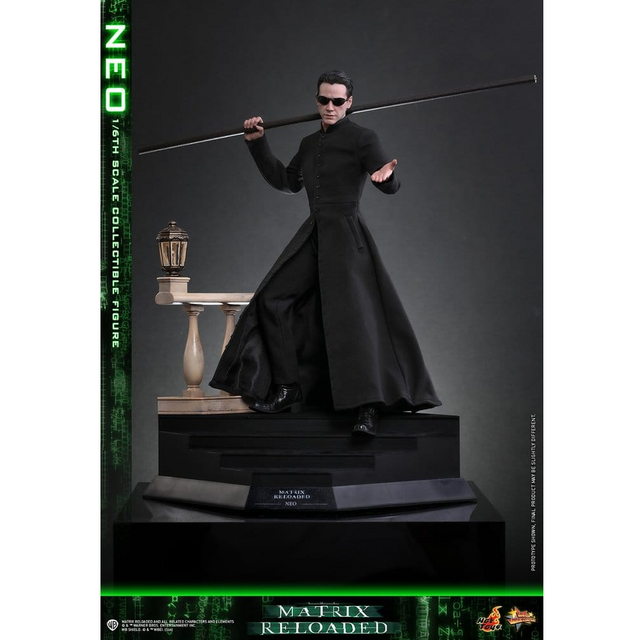 The Matrix Reloaded Movie Masterpiece Neo Action Figure 31cm