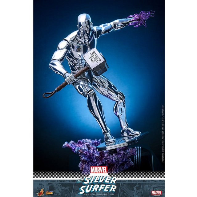 Marvel the Silver Surfer Action Figure 32cm