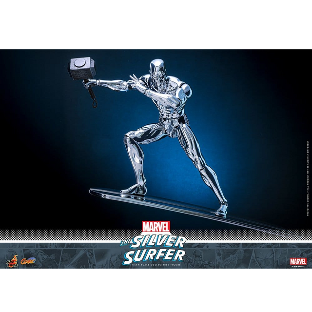 Marvel the Silver Surfer Action Figure 32cm