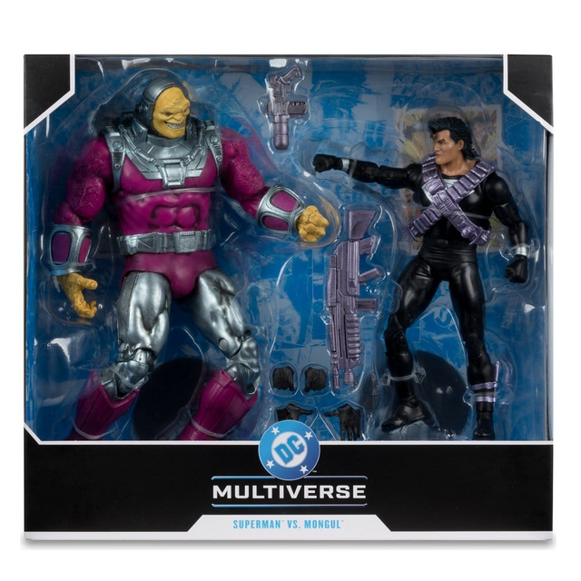 DC Multiverse 2-Pack Mongul vs Superman (Return of Superman) Action Figures