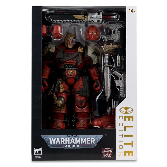 Elite Edition Warhammer 40K Captain Cyrus (Dawn of War 4) Action Figure 18cm