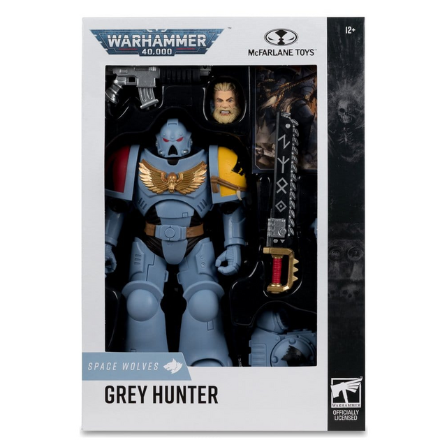 Warhammer 40K Grey Hunter (Space Wolves) Action Figure 18cm