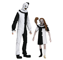 Terrifier 2 Ultimate Art the Clown & Little Pale Girl 2-pack 18cm