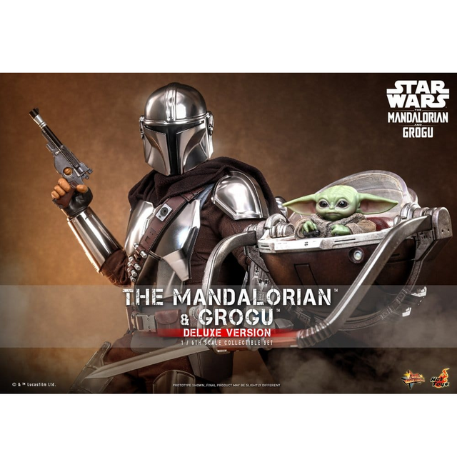 Star Wars The Mandalorian & Grogu Movie Masterpiece Deluxe Action Figure 31cm