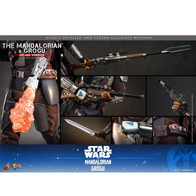 Star Wars The Mandalorian & Grogu Movie Masterpiece Deluxe Action Figure 31cm