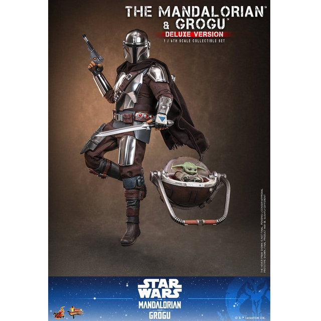 Star Wars The Mandalorian & Grogu Movie Masterpiece Deluxe Action Figure 31cm