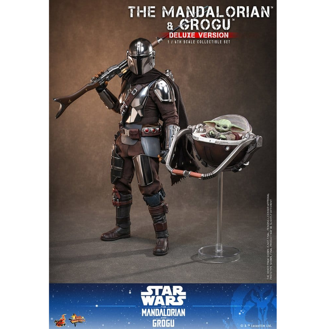 Star Wars The Mandalorian & Grogu Movie Masterpiece Deluxe Action Figure 31cm