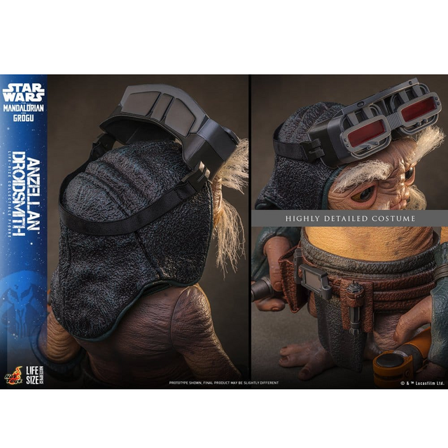 Star Wars: The Mandalorian & Grogu Life-Size Figure Anzellan Droidsmith 27cm