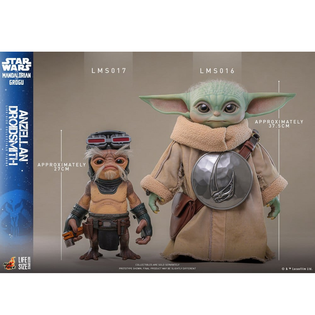Star Wars: The Mandalorian & Grogu Life-Size Figure Anzellan Droidsmith 27cm