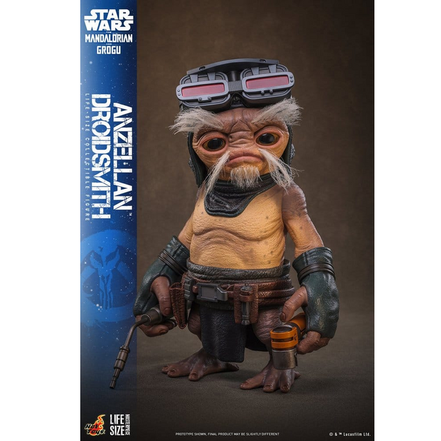 Star Wars: The Mandalorian & Grogu Life-Size Figure Anzellan Droidsmith 27cm