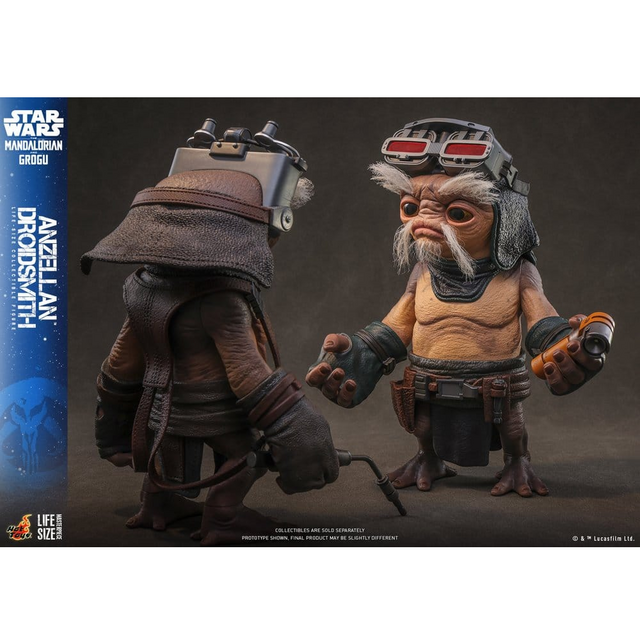 Star Wars: The Mandalorian & Grogu Life-Size Figure Anzellan Droidsmith 27cm