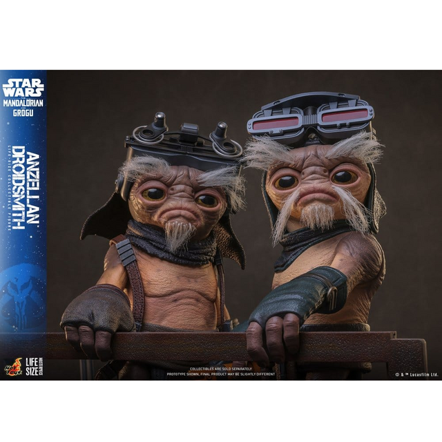 Star Wars: The Mandalorian & Grogu Life-Size Figure Anzellan Droidsmith 27cm