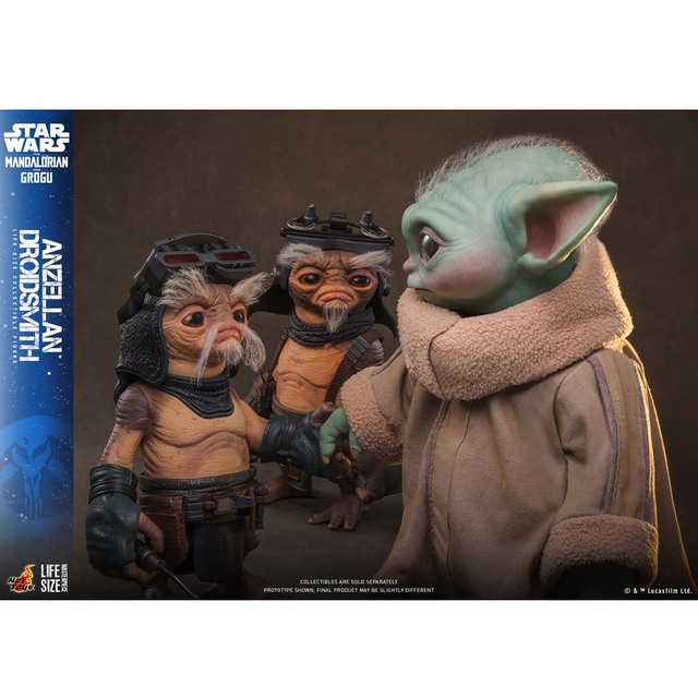 Star Wars: The Mandalorian & Grogu Life-Size Figure Anzellan Droidsmith 27cm