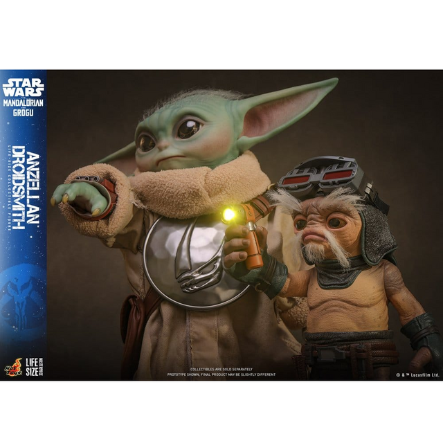 Star Wars: The Mandalorian & Grogu Life-Size Figure Anzellan Droidsmith 27cm