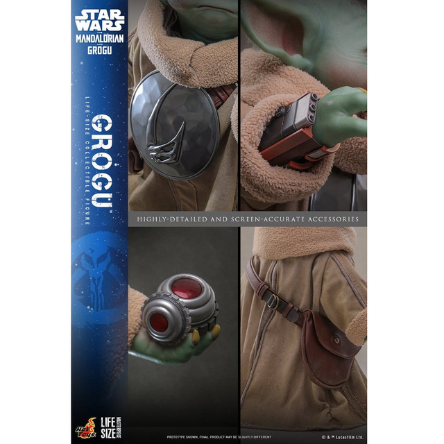 Star Wars: The Mandalorian & Grogu Life-Size Figure Grogu 38cm