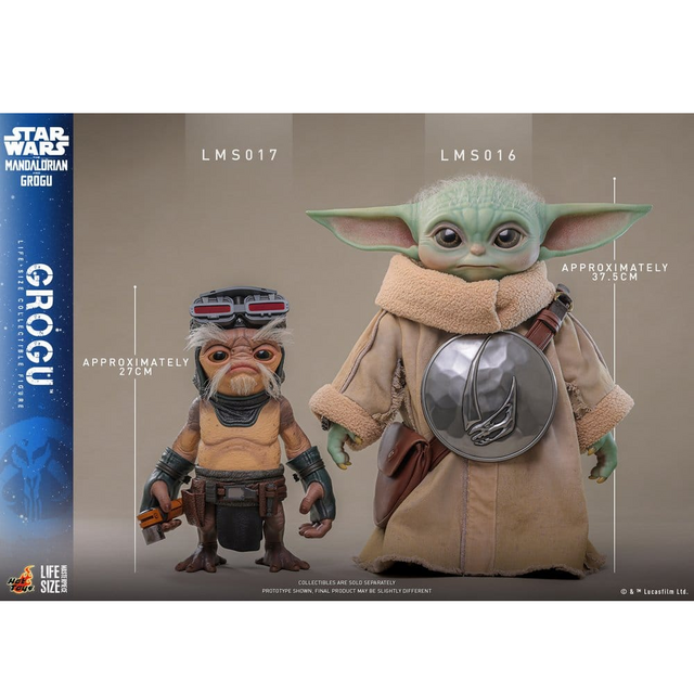 Star Wars: The Mandalorian & Grogu Life-Size Figure Grogu 38cm