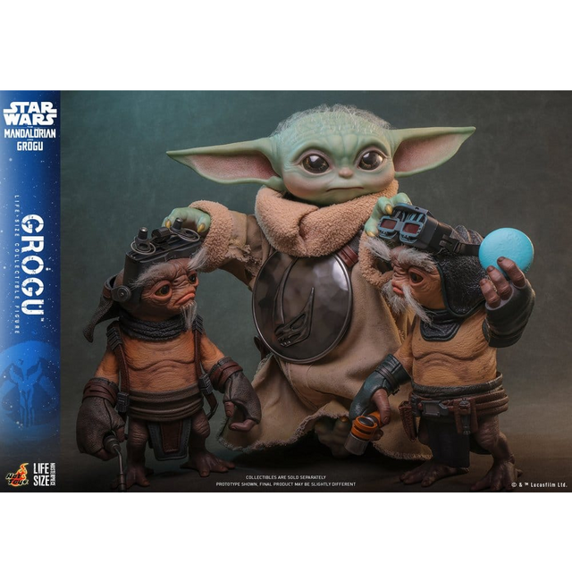 Star Wars: The Mandalorian & Grogu Life-Size Figure Grogu 38cm