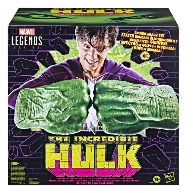 The Incredible Hulk Marvel Legends Premium Roleplay Fists