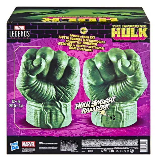 The Incredible Hulk Marvel Legends Premium Roleplay Fists