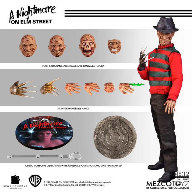One:12 Collective A Nightmare On Elm Street Freddy Krueger Action Figure 17cm