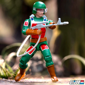 GI Joe ReAction+ Flash Laser Rifle Trooper (Comic) Action Figure 10cm