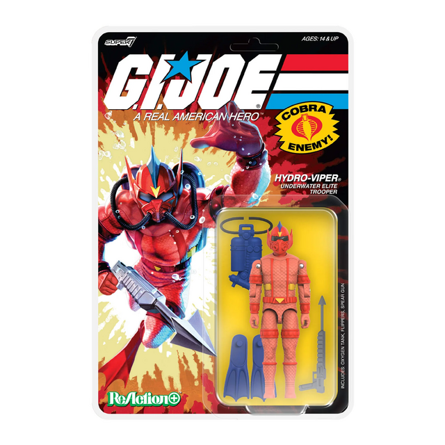G.I. Joe ReAction+ Hydro-Viper Underwater Elite Trooper (Comic) Action Figure 10cm