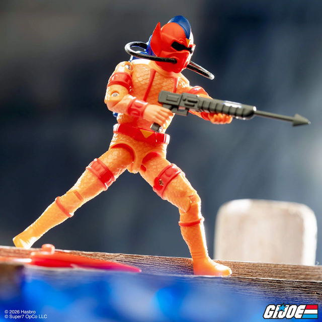 G.I. Joe ReAction+ Hydro-Viper Underwater Elite Trooper (Comic) Action Figure 10cm