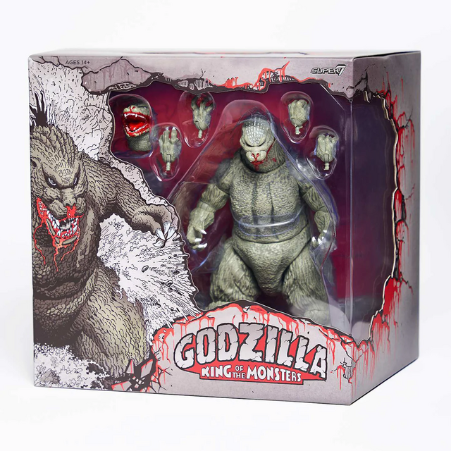 Toho Ultimates Godzilla 1989 (Greyscale Comic Book - Thirsty For Blood) Action Figure 20cm