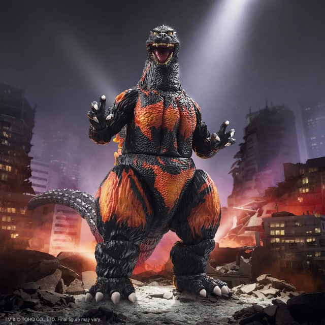 Toho Ultimates HeiSei Burning Godzilla 1995 Action Figure 20cm